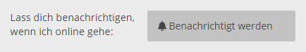 Online-Benachrichtigung